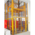 guide rail elevated work lift table